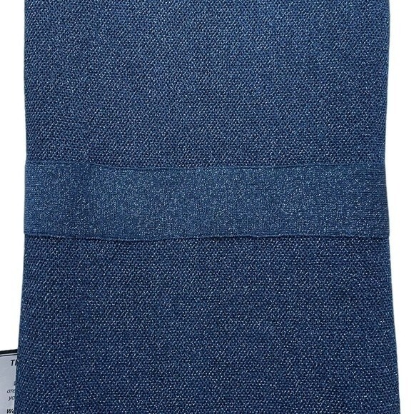 NWT Rachel Roy Kiki Navy Shimmer Midi Fitted Sheath Sweater Dress Size Large NEW - Picture 10 of 16